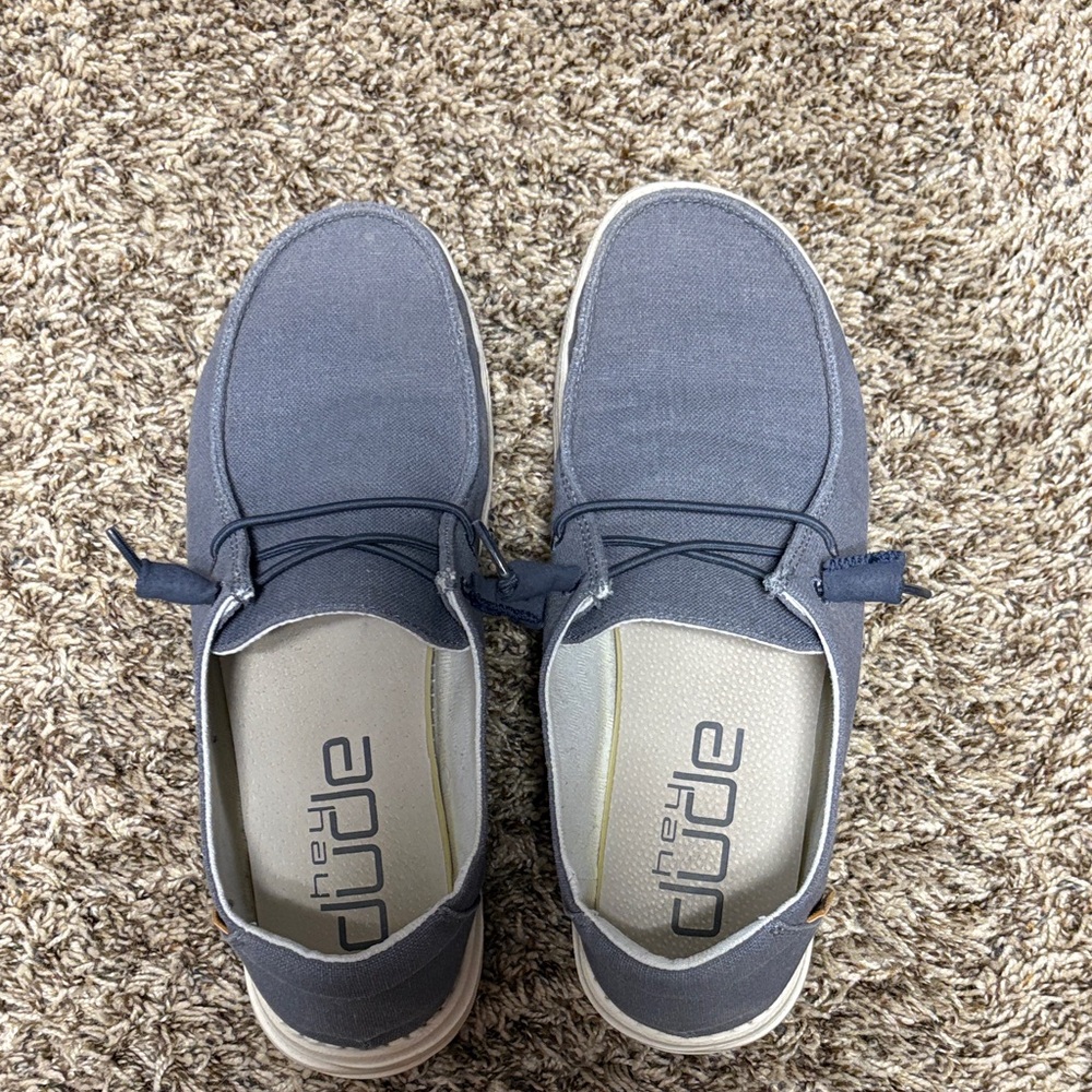 Hey Dude Men's Navy Slip-On Loafers